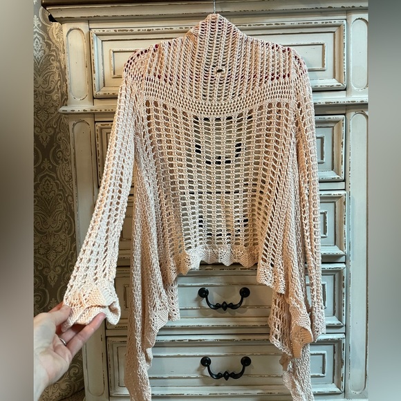 O’Neill Open Crochet Knit Cardigan - Picture 2 of 13